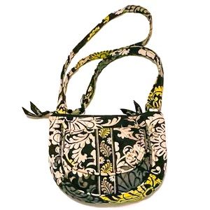 GUC Vera Bradley Baroque Floral Multicolor Quilted Crossbody Bag